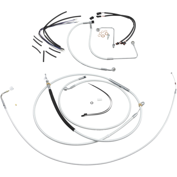 (image for) MAGNUM Sterling Chromite Handlebar Installation Kit (15"-17" Apes)