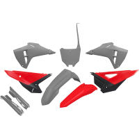 (image for) UFO Body Kit - Honda CRF450R 25-26 - Gray/red