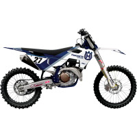 (image for) Factory Effex SR1 Series Shroud/Airbox Graphic Kit for FC/FX/TC/TX 125-450 23-24, FE/TE 24, FC 250-450 Rockstar Edition 22.5