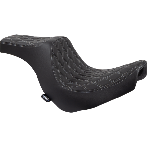 (image for) DRAG SPECIALTIES SEATS Predator III Seat Double Diamond Silver