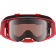 (image for) Alpinestars Supertech Goggles - Vesta Fluo Red/Chrome (Mirror Silver Lens)
