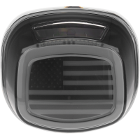 (image for) Tracer US Flag Taillight w/ Window Smoke
