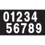 (image for) Pro Numbers - 7" White - No. 6