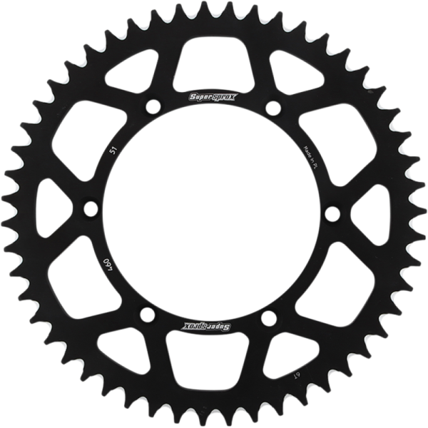 (image for) Supersprox Aluminum Rear Sprocket, Black - 51T