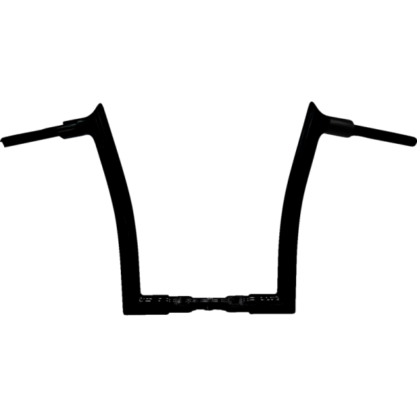 (image for) FAT BAGGERS INC EZ Install Pointed Top Handlebar - Black, 14” Rise