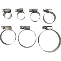 (image for) 10 Pk. Hose Clamps 8-12 mm (5/16"-1/2")