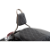 (image for) Tapered Backrest Pad - Double diamond, silver stitch