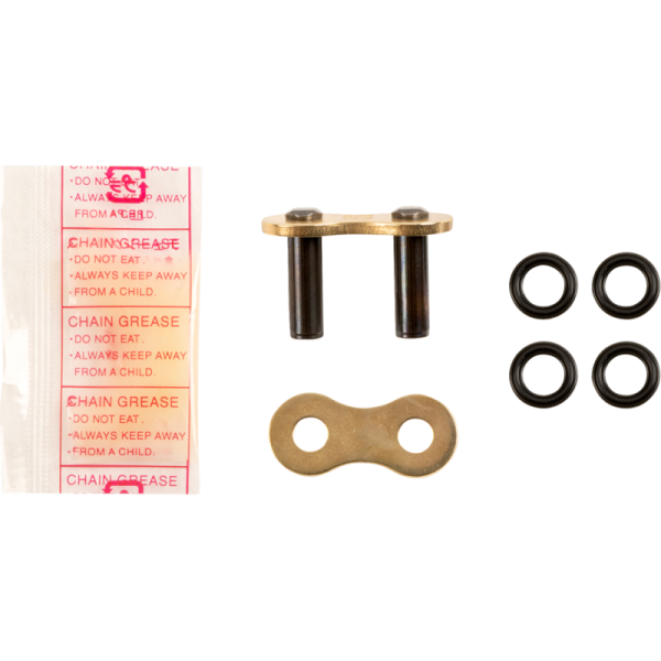 (image for) DID Professional VX3 Series X-Ring Chain 520VX3 - Rivet Connecting Link, Gold