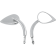 (image for) Teardrop Mirror Long-Stem - Chrome