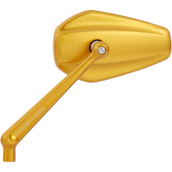 (image for) Arlen Ness Mini Stocker Mirror, Gold Anodized, Left