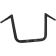 (image for) Flat Black 1 1/4" Hefty Twin Peaks Handlebars, 13" End Rise