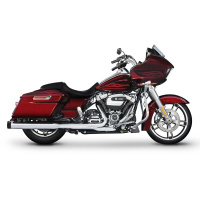 (image for) DBX40 Slip-On Mufflers, Black with Tradition Black End Caps