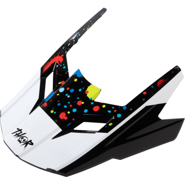 (image for) Thor Fleet Youth Visor - Blackout, Matte Black