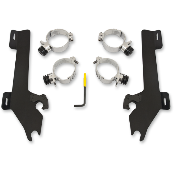 (image for) MEMPHIS SHADES METRIC Trigger-Lock Mount Kit Black for Victory Hammer 05-11