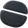 (image for) Standard Flat Black Rear Board Covers w/o rivets
