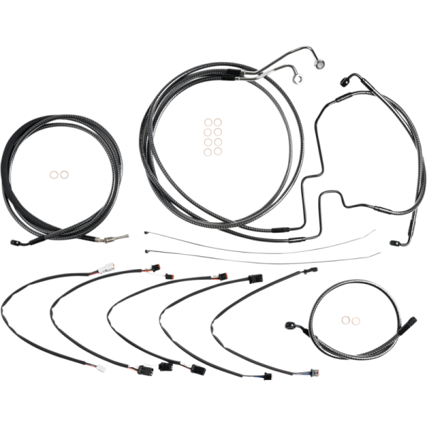 (image for) MAGNUM KarbonFibr Handlebar Installation Kit (12"-14" Apes)