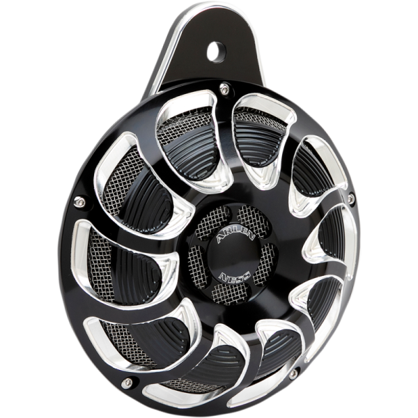 (image for) Arlen Ness Billet Horn Kit - Drift, Black Anodized