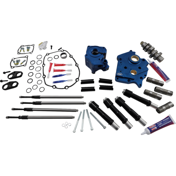 (image for) S&S CYCLE Camchest Kit with 465 Cam (Gloss Black Tubes)