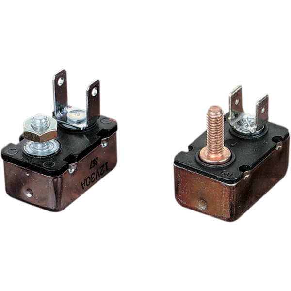 (image for) Drag Specialties 30A Stud/Dual-Spade Circuit Breaker