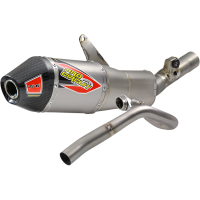 (image for) Pro Circuit Ti-6 Titanium Exhaust System w/ Carbon End Cap for Honda CRF450R/RX