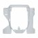 (image for) White 20 (lower) Headlight Cover