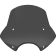 (image for) Speed Demon Sportshield - 15" Tall, Dark Black Smoke, 9" Cutout