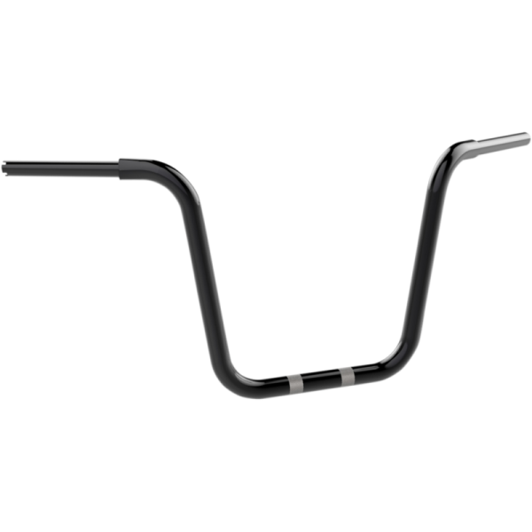 (image for) Khrome Werks 1 1/4" Fat Center 14" Bobber Ape Handlebar - Gloss Black