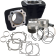 (image for) S&S 1250CC Conversion Kit - Wrinkle Black, Domed Pistons
