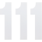 (image for) Standard Numbers - 6" White - No. 1
