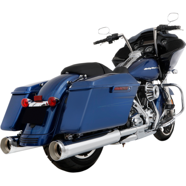 (image for) Rinehart Racing 4.5" MotoPro45 Chrome with Traditional Chrome End Caps