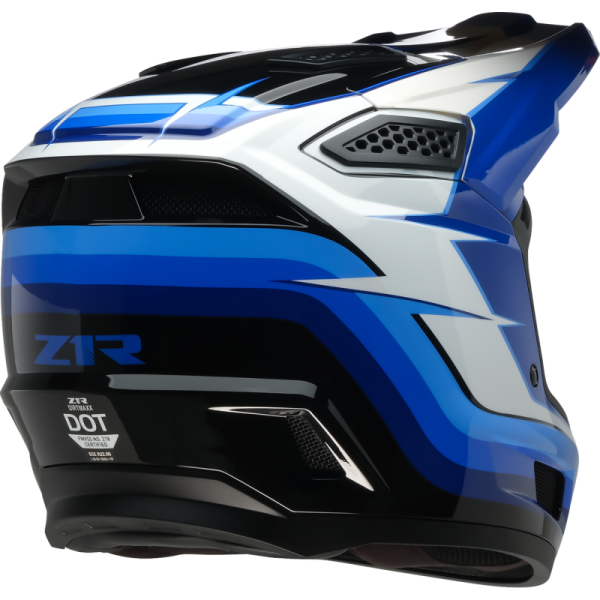 (image for) Z1R Dirtmaxx Helmet, Vortex, Blue/White, S