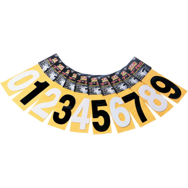 (image for) FACTORY EFFEX Mini Pro Numbers - 5" White - No. 0