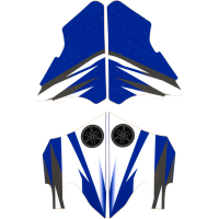 (image for) Factory Effex OEM Shroud and Tank/Shroud Graphics, Style 06 for YZ125/250 02-14