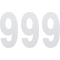 (image for) Standard Numbers - 6" White - No. 9