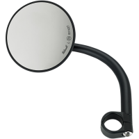 (image for) Round Utility Mirror - Black for 1" bars