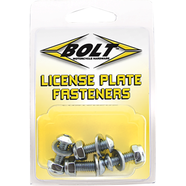 Bolt License Plate Fastener Kit