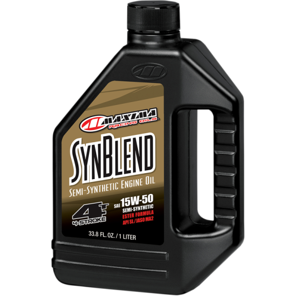 (image for) Maxima Racing Oil Maxima Synblend 4 Semi-Synthetic Oil, 15W-50, 1 L