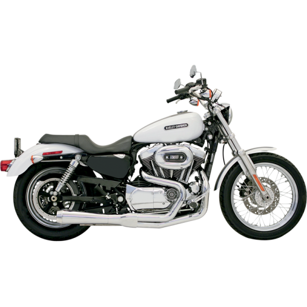 Bassani Road Rage 2-Into-1 System Chrome, Short Upswept (XL)
