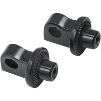 (image for) Universal Splined Adapter Mount for Kuryakyn Highway Peg Mounts (Gloss Black)