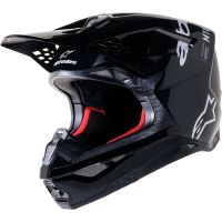 (image for) Alpinestars S-M10 Supertech Helmet, Flood - Black/Gray, Size S