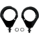 (image for) Turn Signal Fork Clamps, Gloss Black, 49 mm (grooved)