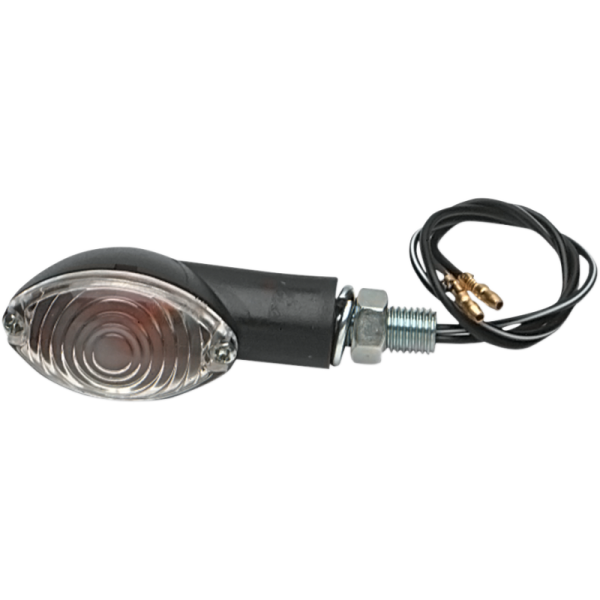 (image for) K&S TECHNOLOGIES Black Ultra-Small Mini-Stalk Marker Light - Clear Lens