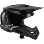 (image for) Alpinestars S-M3 Supertech Helmet - Solids - Black Glossy - Size M