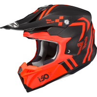 (image for) HJC i50 HEX Helmet - Semi-Flat Black/Red - Size S