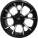 (image for) Largo Precision-Cast 3D Rear Trike Wheel - Black Cut