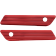 (image for) Arlen Ness 10-Gauge Saddlebag Hinge Cover - Red