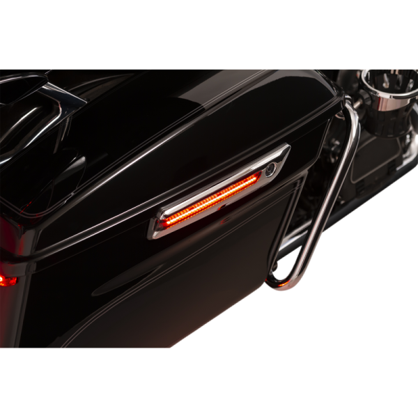 (image for) CIRO LLC LED Hinge Covers - Light Smoke/Chrome