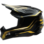 (image for) Z1R Dirt Maxx Helmet - Monogram - Black/Gold - Size M