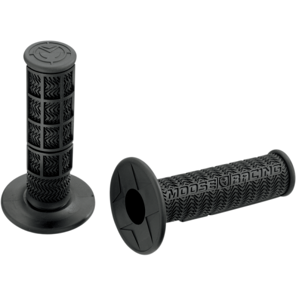 (image for) Moose Racing Stealth Grips MX (W/ Flange) - Black