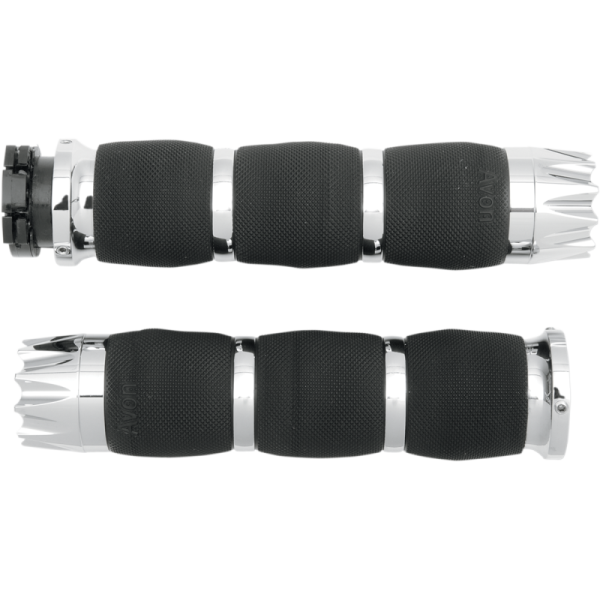 (image for) AVON GRIPS Air Cushioned Grips - Excalibur - Chrome